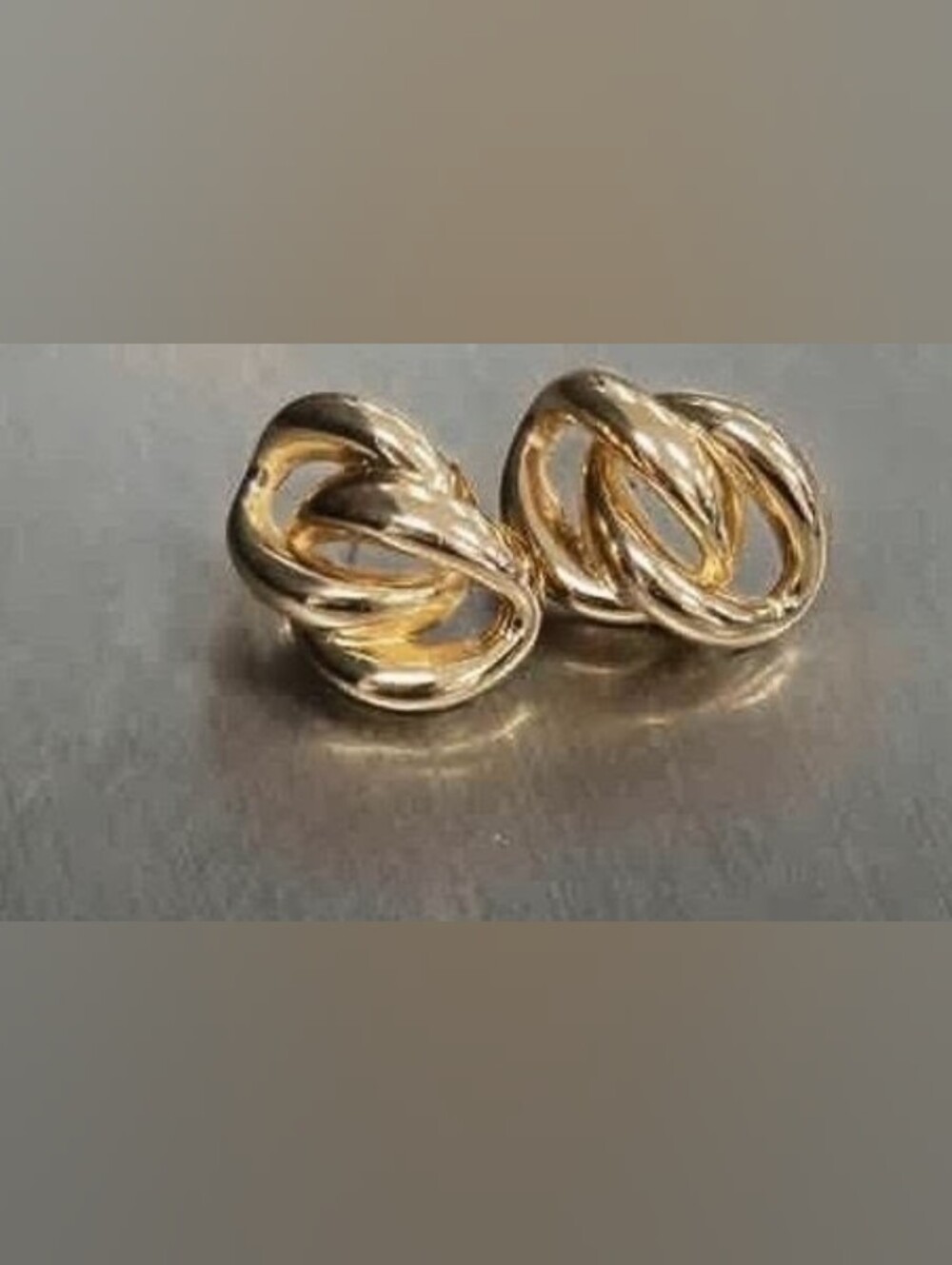 Dior Gold Tone Earrings